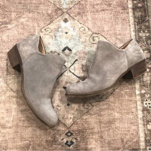 Lucky Brand ankle boots suede